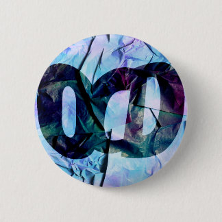 Rond 5 Cm Badge de sensibilisation au TOC (texturé)