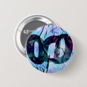 Rond 5 Cm Badge de sensibilisation au TOC (texturé) (Devant & derrière)
