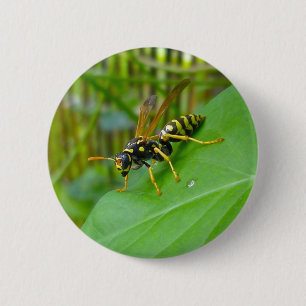 Rond 5 Cm Badge de veste jaune