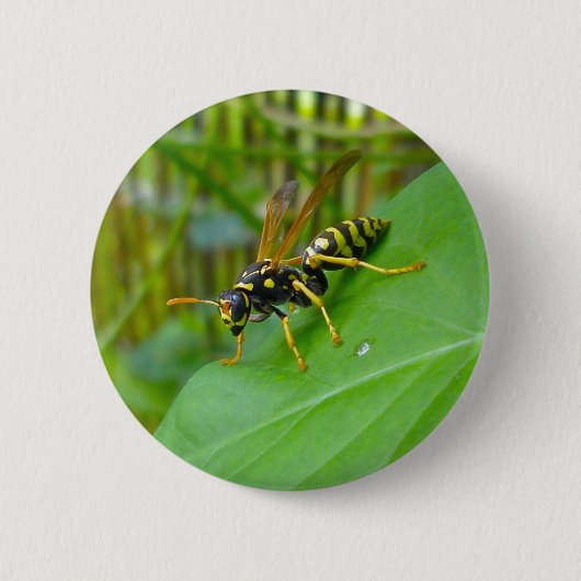Rond 5 Cm Badge de veste jaune (Devant)
