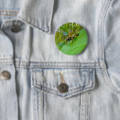 Rond 5 Cm Badge de veste jaune (En situation)