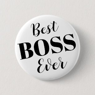 Rond 5 Cm badge du bouton du meilleur boss