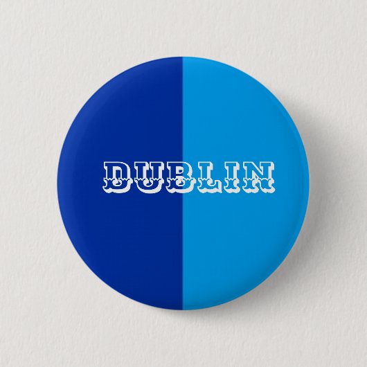 Rond 5 Cm Badge Dublin (Devant)