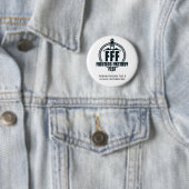 Rond 5 Cm Badge FFF6 (En situation)
