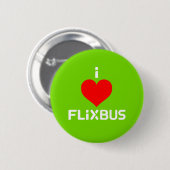 Rond 5 Cm Badge Flixbus (Devant & derrière)
