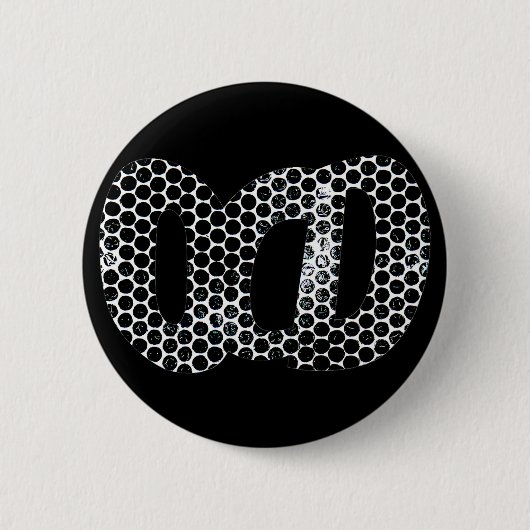 Rond 5 Cm Badge graphique TOC (Devant)