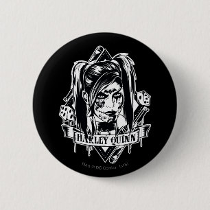 Rond 5 Cm Badge Harley Quinn