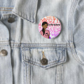 Rond 5 Cm Badge Infirmière (En situation)