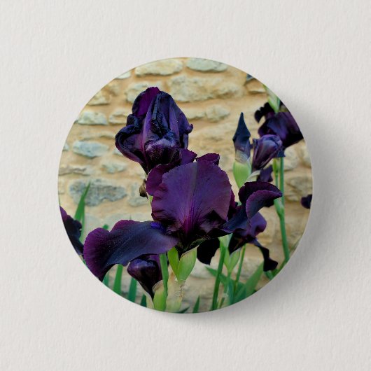 Rond 5 Cm Badge Iris Learé (Devant)