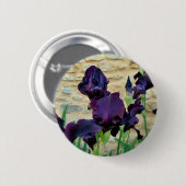 Rond 5 Cm Badge Iris Learé (Devant & derrière)