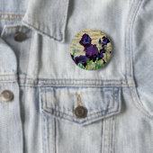 Rond 5 Cm Badge Iris Learé (En situation)