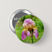 Rond 5 Cm Badge Iris Learé (Devant & derrière)
