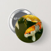 Rond 5 Cm Badge Koi Carp (Devant & derrière)