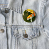 Rond 5 Cm Badge Koi Carp (En situation)