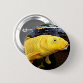 Rond 5 Cm Badge Koi Carp (Devant & derrière)