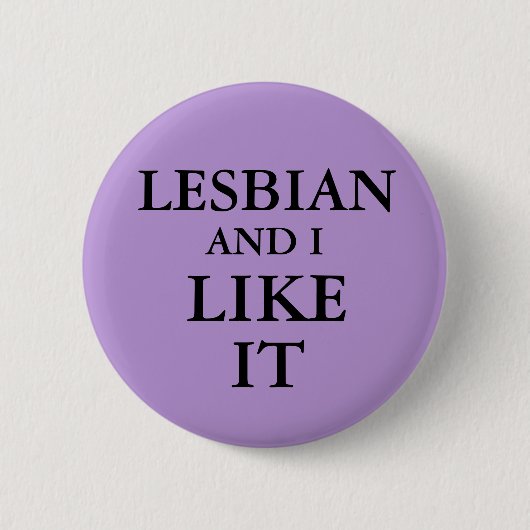 Rond 5 Cm Badge - Lesbienne Et Je L'Aime (Devant)