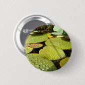 Rond 5 Cm Badge Lily Pads (Devant & derrière)