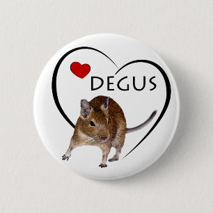 Rond 5 Cm Badge Love Degus
