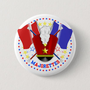 Rond 5 Cm Badge Majorettes