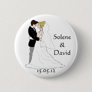 Rond 5 Cm Badge mariage cadeau jour J