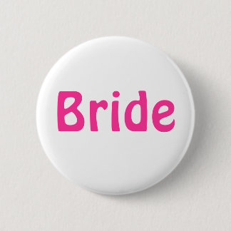 Rond 5 Cm Badge - Mariée