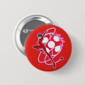 Rond 5 Cm Badge Miraculous Ladybug (Devant & derrière)