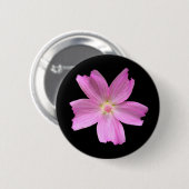 Rond 5 Cm Badge Musk-mallow (Devant & derrière)