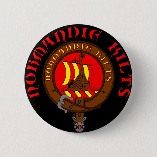 Rond 5 Cm Badge Normandie Kilts (Devant)