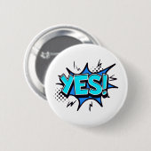 Rond 5 Cm Badge OUI (Devant & derrière)