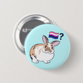 Rond 5 Cm Badge Paddy Pride (Genderfluide) (Devant & derrière)