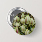 Rond 5 Cm Badge Plante du Yucca (Devant & derrière)