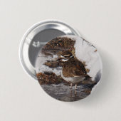 Rond 5 Cm Badge Pluvier kildir (Devant & derrière)