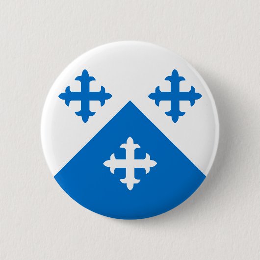 Rond 5 Cm Badge Populace du canton de Torlyon (Devant)
