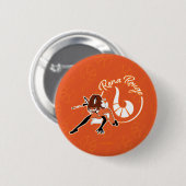 Rond 5 Cm Badge Rena Rouge (Devant & derrière)