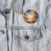 Rond 5 Cm Badge ronde du Ciel 6cm (En situation)