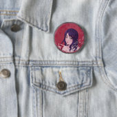 Rond 5 Cm Badge - Sagittaire (En situation)