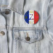 Rond 5 Cm badge votez zemmour (En situation)