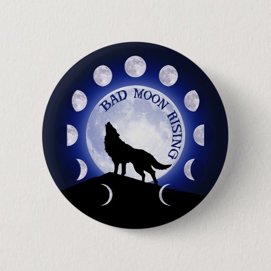 Rond 5 Cm Badge Werewolf (Devant)