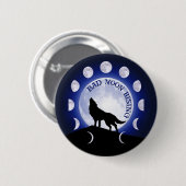 Rond 5 Cm Badge Werewolf (Devant & derrière)