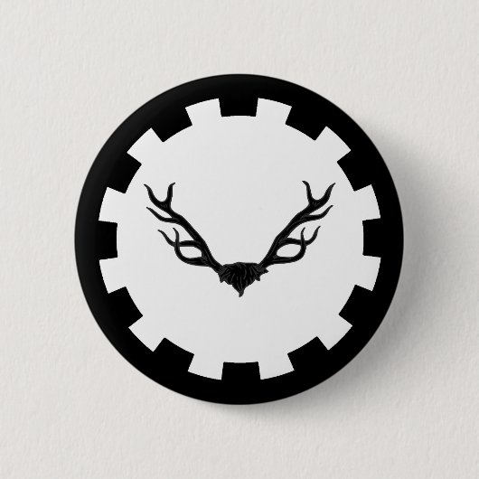 Rond 5 Cm Barony of Buckland Cross Populace Badge (Devant)