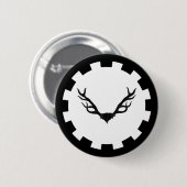 Rond 5 Cm Barony of Buckland Cross Populace Badge (Devant & derrière)