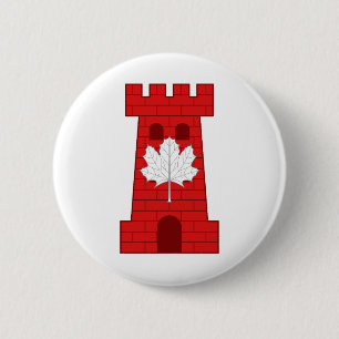 Rond 5 Cm Barony of Castel Rouge Populace Badge