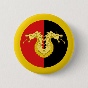 Rond 5 Cm Barony of Dragon's Laire populace badge Button