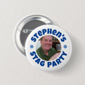 Rond 5 Cm Bouton Badge Photo Enterrement de Garçon (Devant & derrière)