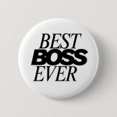 Rond 5 Cm Bouton Meilleur Boss Jamais Bouton Badge | Apprent (Devant)