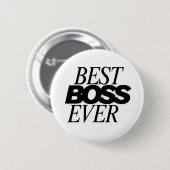 Rond 5 Cm Bouton Meilleur Boss Jamais Bouton Badge | Apprent (Devant & derrière)