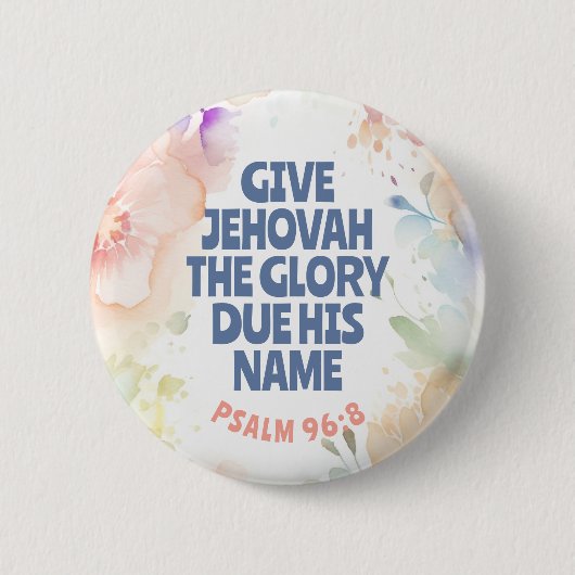 Rond 5 Cm Cadeau de l'année 2025 | Badge JW (Devant)