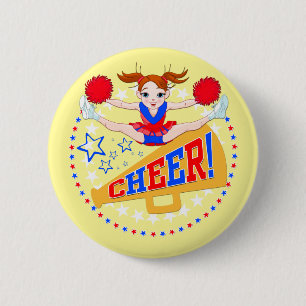 Rond 5 Cm Cheerleader Badge