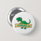 Rond 5 Cm Clitosaurus Lex Badge (Devant & derrière)