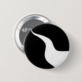 Rond 5 Cm Comté de Dark River Populace Badge (Devant & derrière)